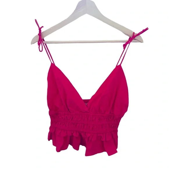 Sim & Sam Ruffle Crop Top - Picture 3 of 6